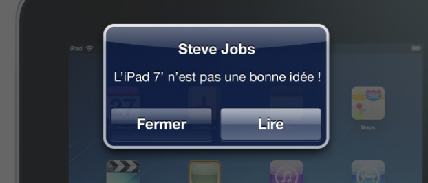 L’iPad 7″: Une fausse bonne idée pour Steve Jobs