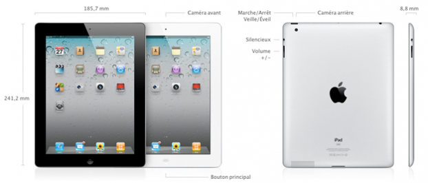 iPad 2 : la fiche officielle