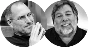 Steve Jobs et Steve Wozniak - dossiers et réflexions sur Apple